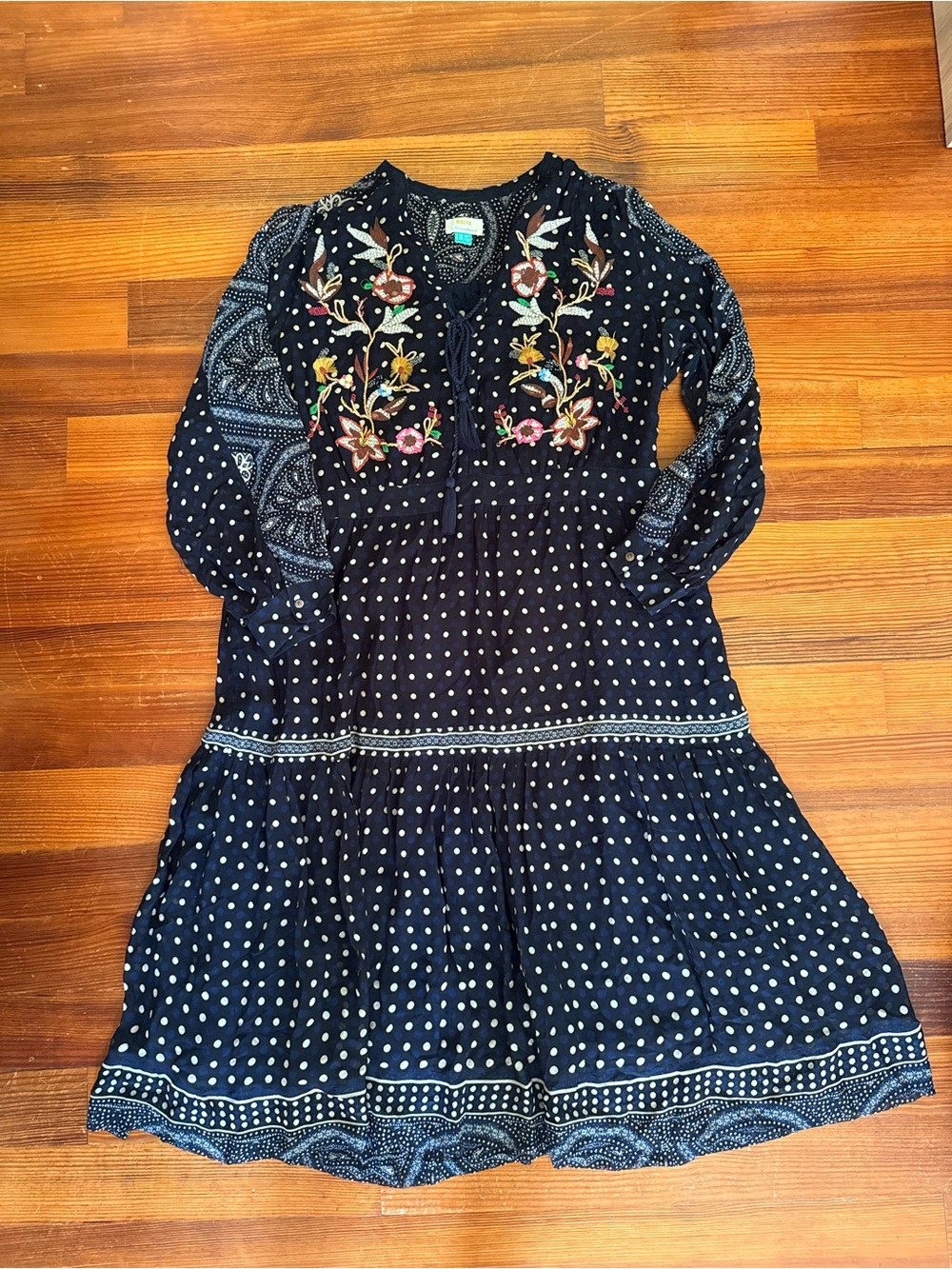 Maeve Cassidy Embroidered Midi Dress by Anthropologie - Picture 5 of 8